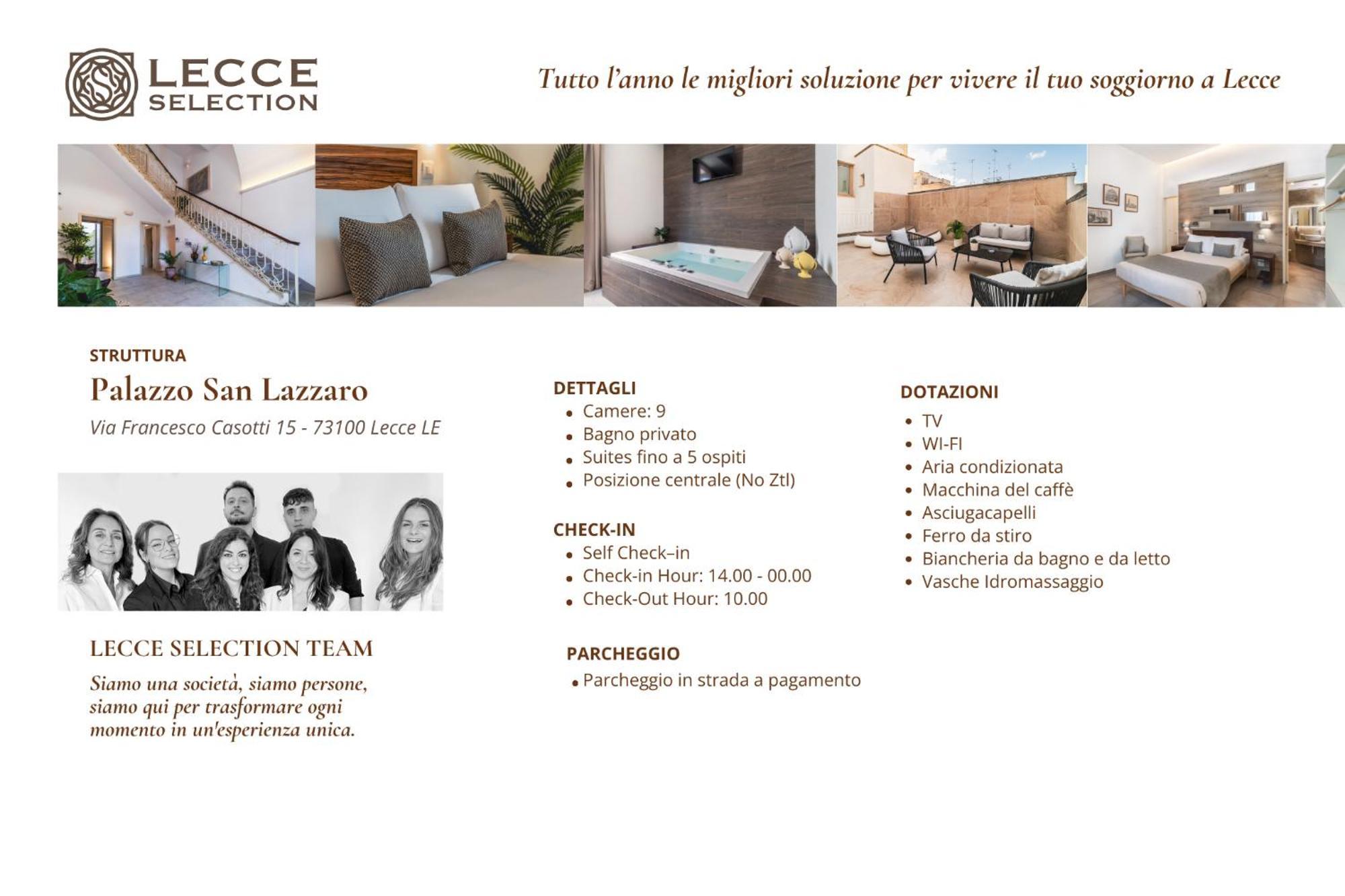 Palazzo San Lazzaro - Lecce Selection Jacuzzi Rooms & Suites Exterior foto